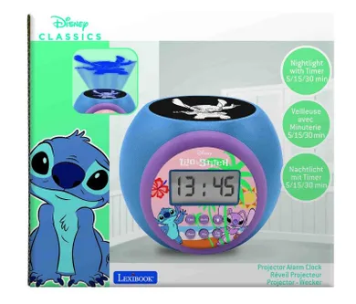 Lexibook, Lilo i Stitch, budzik z projektorem