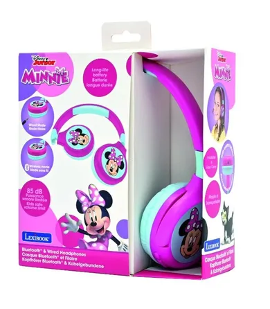 Lexibook, Myszka Minnie, słuchawki bluetooth 2w1