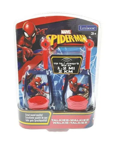 Lexibook, Spider-Man, walkie-talkie z funkcją alfabetu Morse'a, 2 km