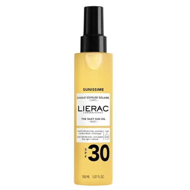 Lierac, Sunissime, jedwabisty olejek ochronny do ciała SPF 30, 150 ml