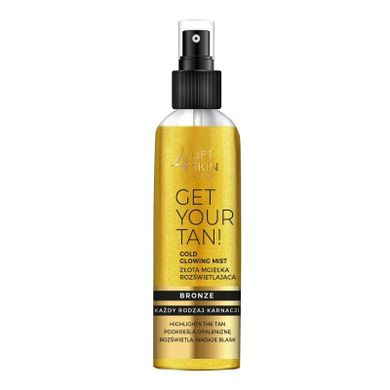 Lift 4 Skin, Get Your Tan, złota mgiełka rozświetljąca, każdy rodzaj karnacji, 150 ml