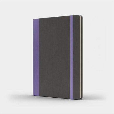 Like U, Pro M+, notatnik A5, kratka, szary/fioletowy, 1 szt.