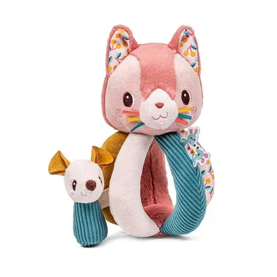 Lilliputiens, Kotka Jeanne, grzechotka z uchwytami, 6m+