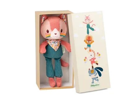 Lilliputiens, Kotka Jeanne, maskotka w ozdobnym pudełku, 3m+