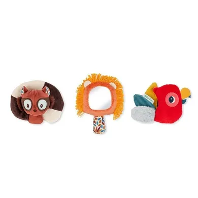 Lilliputiens, Lew Jack, zestaw rozwijający zmysły, multisensoryczny, 0m+