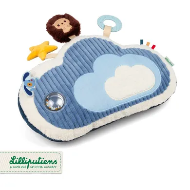 Lilliputiens, Piesek Jules, poduszka aktywizująca, zabawka sensoryczna, 3m+