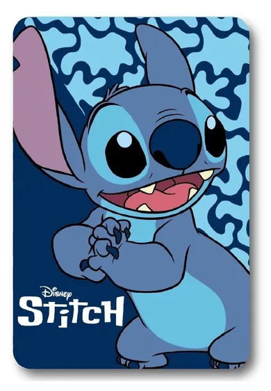 Lilo & Stitch, koc polarowy, niebieski, 100-140 cm