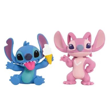 Lilo i Stitch,  Stitch z lodem i Angel, figurki kolekcjonerskie, 2 szt.