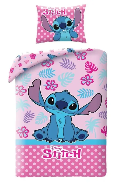 Lilo i Stitch, 2-częściowy komplet pościeli bawełnianej, 140-200 cm