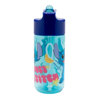 Lilo i Stitch, butelka plastikowa na wodę, ecozen, 430 ml