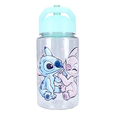 Lilo i Stitch, butelka ze słomką, bidon, 450 ml