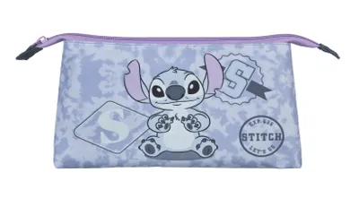 Lilo i Stitch, piórnik saszetka, niebieski