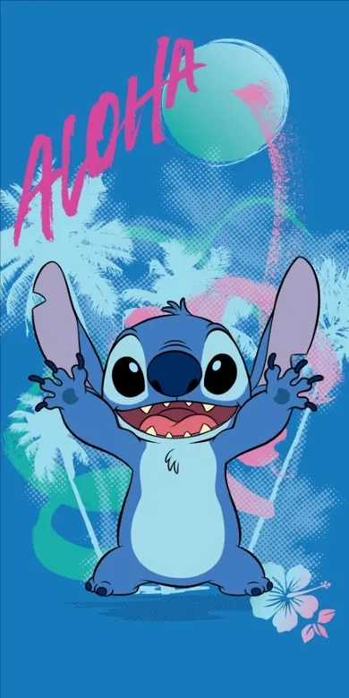 Lilo i Stitch, ręcznik kąpielowy, plażowy, bawełniany, 70-140 cm