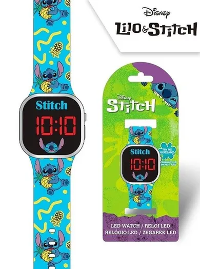 Lilo i Stitch, zegarek cyfrowy, LED