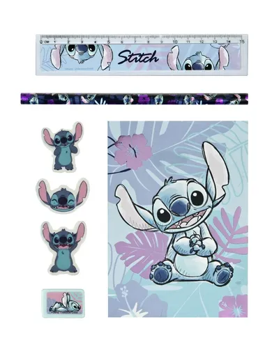 Lilo i Stitch, zestaw artykułów szkolnych w saszetce