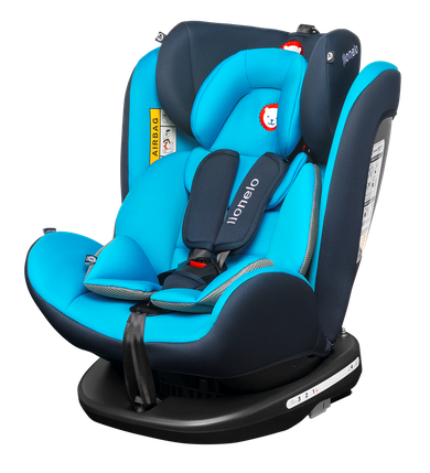 Lionelo, Bastiaan, fotelik samochodowy, 0-36 kg, niebieski