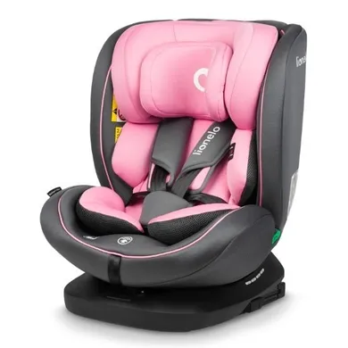 Lionelo, Bastiaan, I-size, fotelik samochodowy, 40-150 cm, Pink Baby