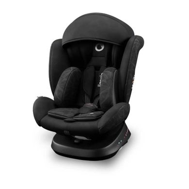 Lionelo, Bastiaan One, fotelik samochodowy, 0-36 kg, Black Onyx