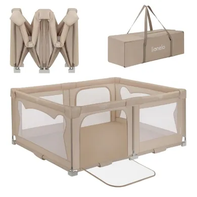 Lionelo, Florence, kojec dla dzieci, Easy Fold, beige sand