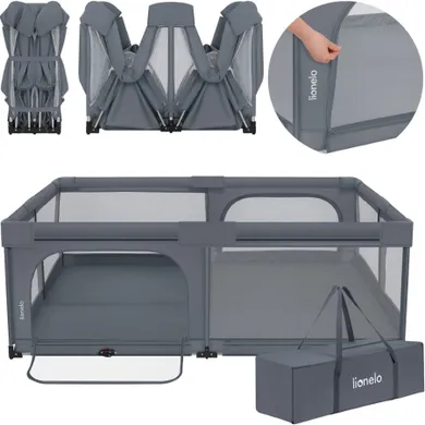 Lionelo, Florence XL Easy Fold, kojec, grey stone