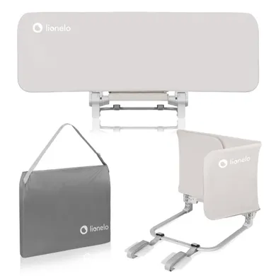 Lionelo, Lora, barierka ochronna do łóżka, Beige Sand