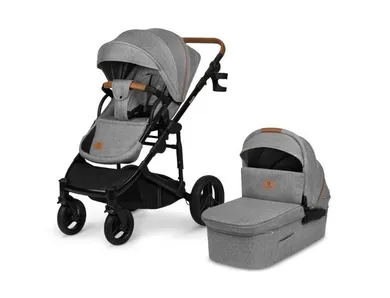 Lionelo, Mari Tour, wózek wielofunkcyjny z zestawem akcesoriów, 2w1, Grey Stone