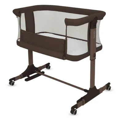 Lionelo, Pari, łóżeczko dostawne, brown chocolate