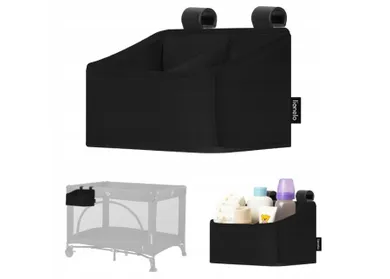 Lionelo, Sidepocket, organizer do łóżeczka, mały, black