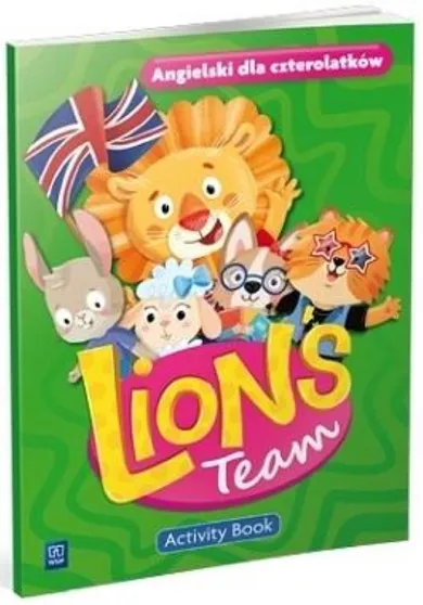 Lion's Team. Język Angielski. 4-latek. Activity book