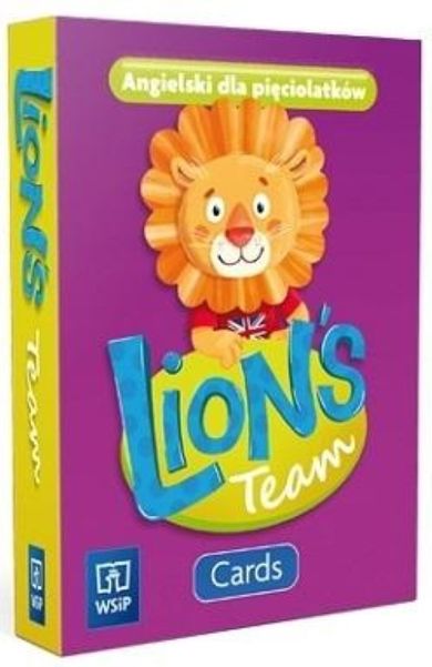 Lion's Team. Język Angielski. 5-latek. Cards