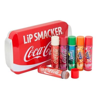 Lip Smacker, Flavoured Lip Gloss Collection, błyszczyki do ust w pudełku, Coca-Cola, 6-4g