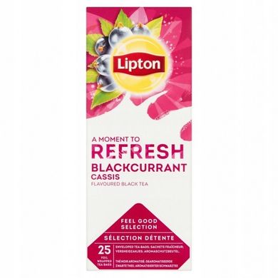 Lipton, Blackcurrant, herbata, 25 kopert