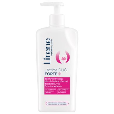 Lirene, Lactima Duo Forte+ terapeutyczny płyn do higieny intymnej, 300 ml