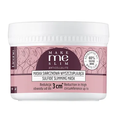 Lirene, Make Me Slim Anticellulite, maska siarczkowa wyszczuplająca, 200g