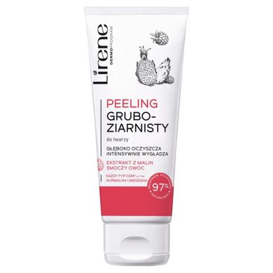 Lirene, peeling gruboziarnisty do twarzy, 75 ml