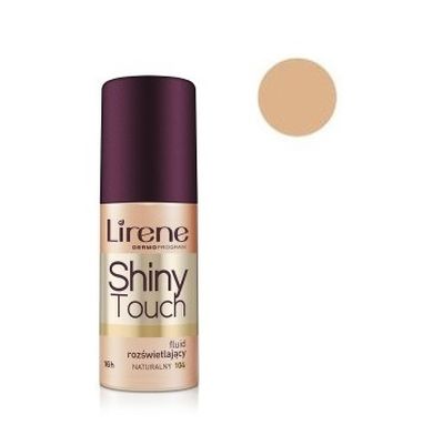 Lirene, Shiny Touch, fluid rozświetlający do twarzy, 104 Naturalny, 30 ml