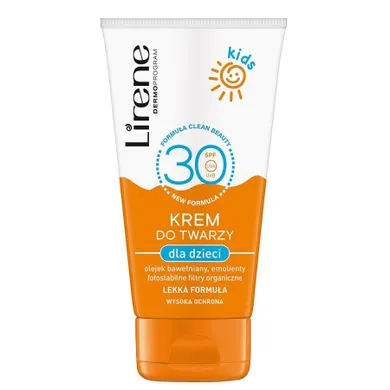 Lirene, Sun Kids, krem do twarzy dla dzieci, SPF30, 50 ml