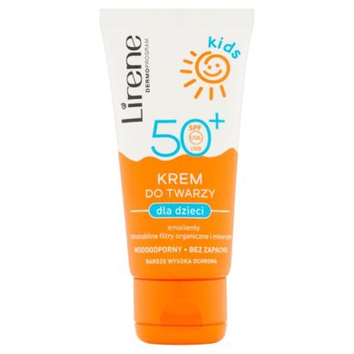 Lirene, Sun Kids SPF50, krem do twarzy dla dzieci, 50 ml