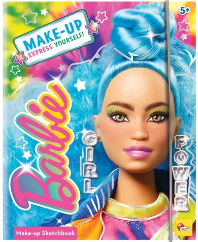 Lisciani, Barbie, Make Up, szkicownik z naklejkami
