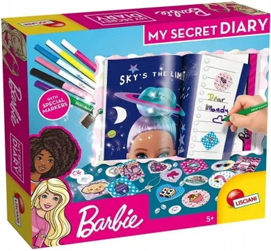 Lisciani, Barbie, My Secret Diary, Mój sekretny pamiętnik, zestaw z pachnącymi akcesoriami