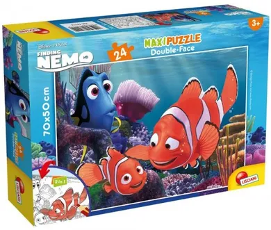 Lisciani, Gdzie jest Nemo, puzzle maxi, dwustronne, 24 elementy