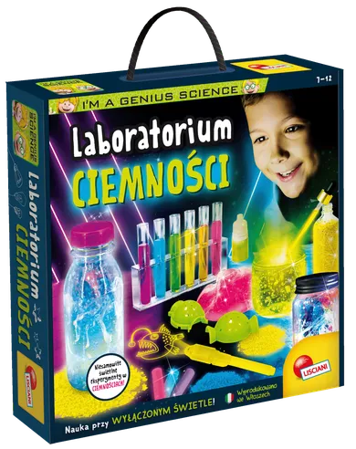 Lisciani, I'm a Genius, Laboratorium ciemności, zestaw naukowy