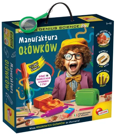 Lisciani, I'm a Genius, Manufaktura ołówków, zestaw kreatywny