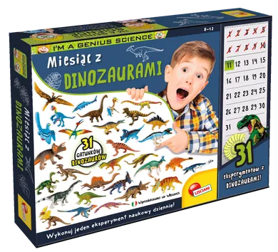 Lisciani, I'm a genius, Miesiąc z dinozaurami, zestaw naukowy