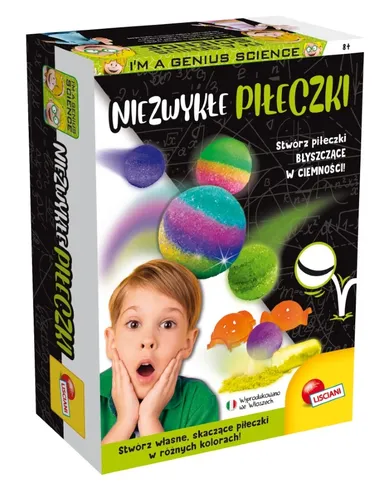 Lisciani, I'm a genius, Niezwykłe piłeczki, zestaw naukowy
