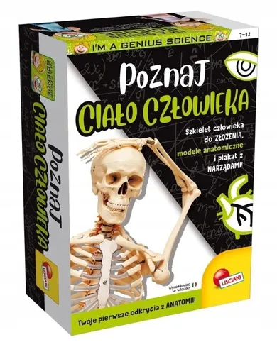 Lisciani, I'm a Genius, Poznaj Ciało Człowieka, zestaw naukowy