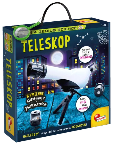 Lisciani, I'm a genius, Teleskop, zestaw naukowy