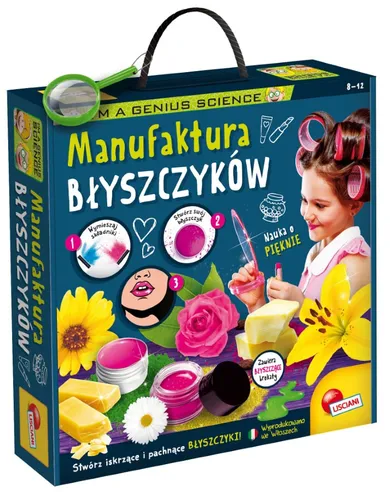 Lisciani, Manufaktura błyszczyków, zestaw kreatywny