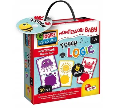 Lisciani, Montessori baby, Touch logic, zestaw
