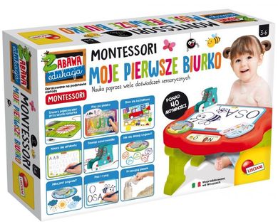 Lisciani, Montessori, Moje pierwsze biurko, gra edukacyjna